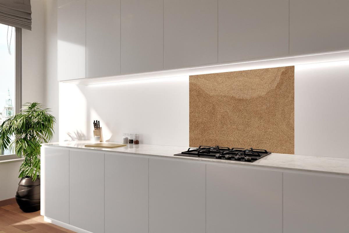 Spritzschutz - Naturbelassene Eichenparkett Holztextur