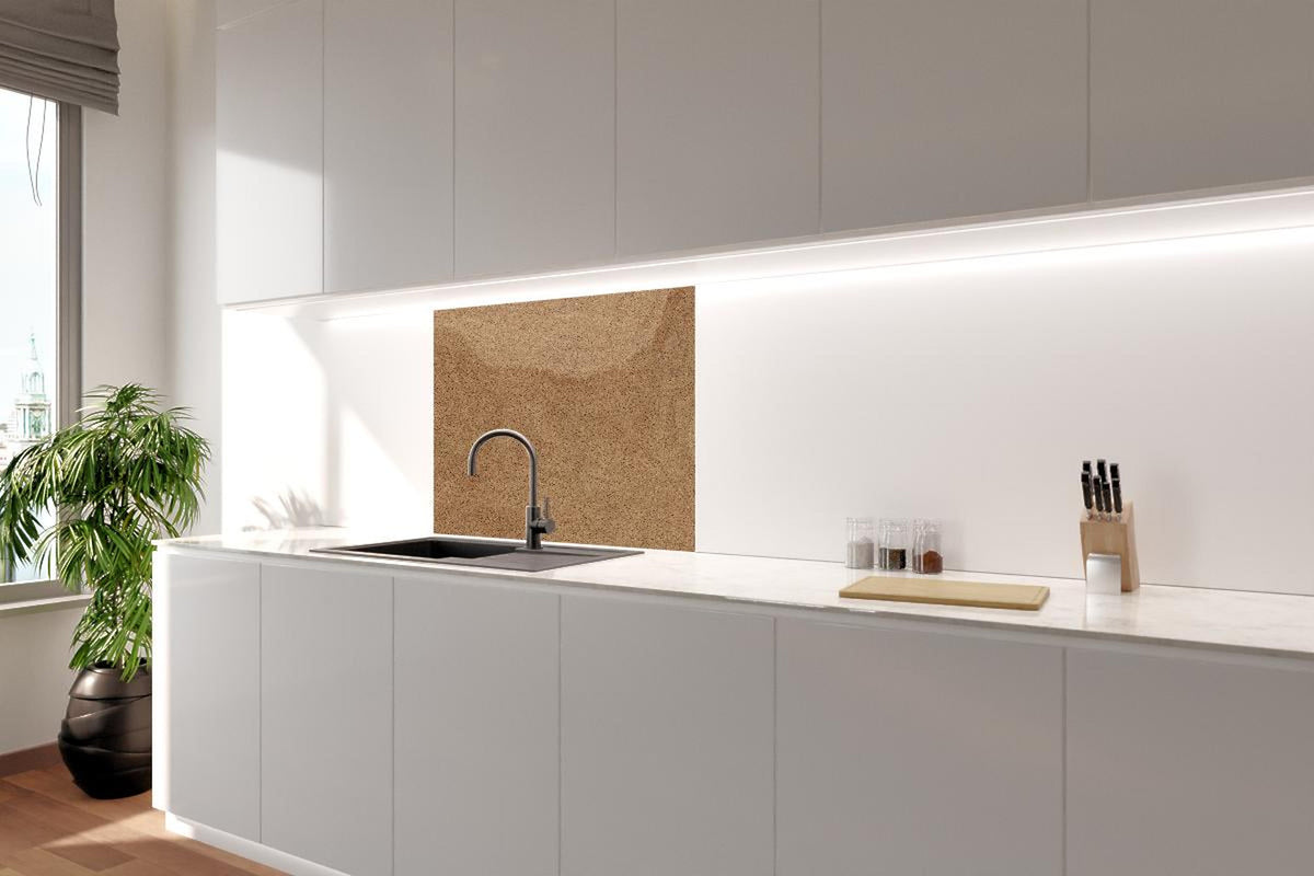 Spritzschutz - Naturbelassene Eichenparkett Holztextur