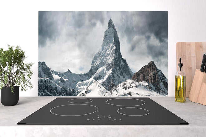 Spritzschutz - Panorama - Majestätischer Matterhorn - Alpen