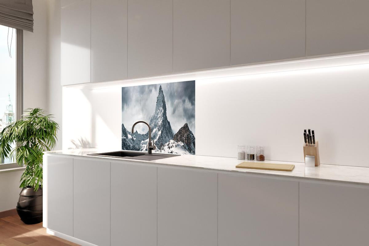 Spritzschutz - Panorama - Majestätischer Matterhorn - Alpen