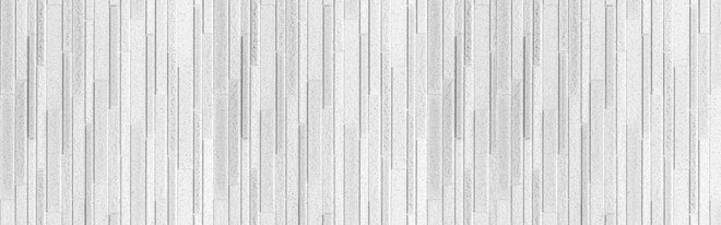 Spritzschutz - Panorama der weißen Granitblockwand