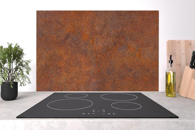 Spritzschutz - Rostiges Metall