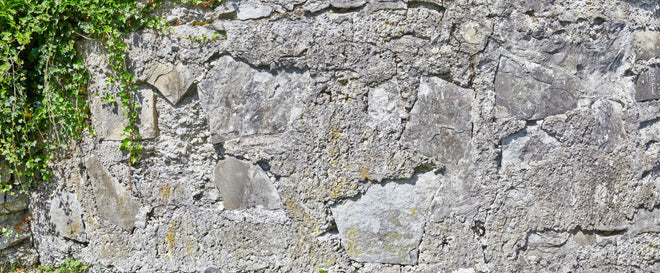 Spritzschutz - Rustikale Schiefermauer