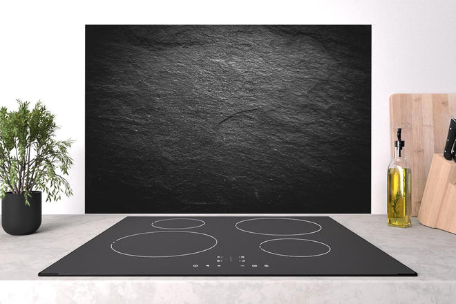 Spritzschutz - Schwarzer Schieferstein