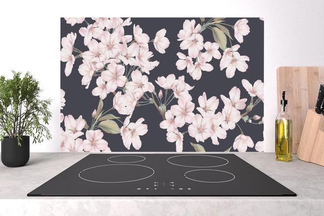 Spritzschutz - Somei Yoshino Sakura Blütenmuster