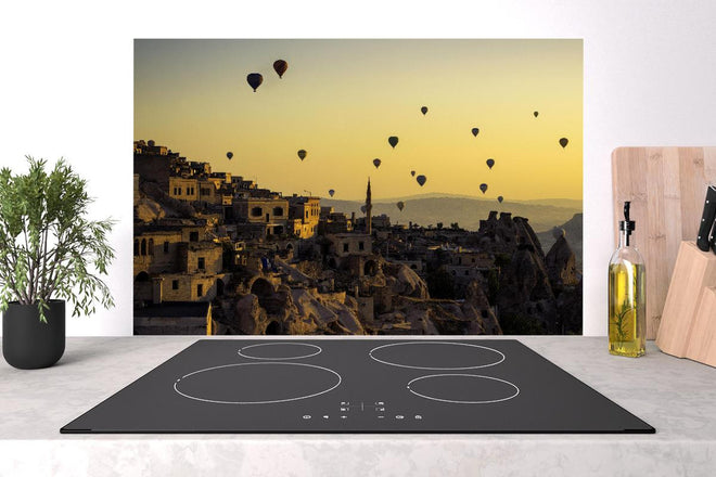 Spritzschutz - Sonnenuntergang - Kappadokien, Türkei