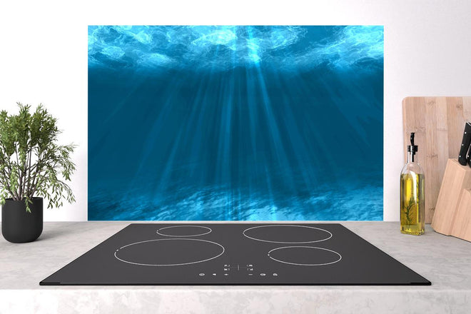 Spritzschutz - Taucherparadies in Ozeanblau und Türkis