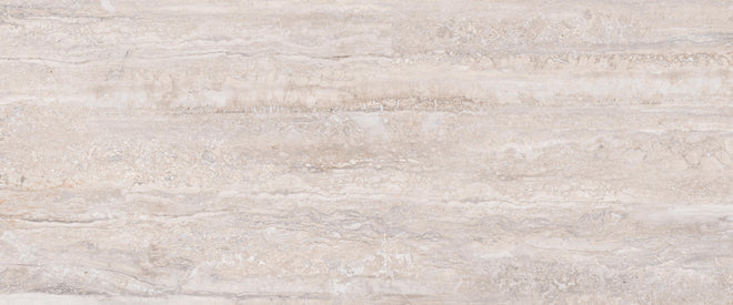 Spritzschutz - Travertinmarmor in hellen Brauntönen