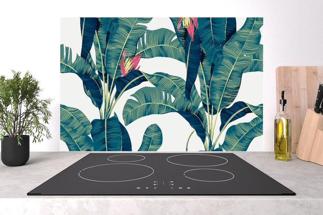 Spritzschutz - Tropisch Grün