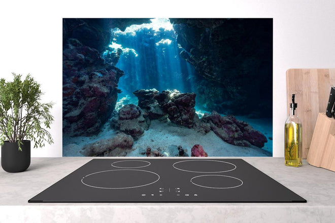 Spritzschutz - Unterwasseransicht eines Riffs