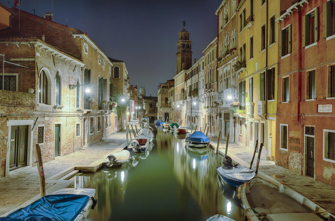 Spritzschutz - Venezia bei Nacht
