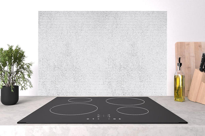 Spritzschutz - Weiß-gräuliche Betonwand