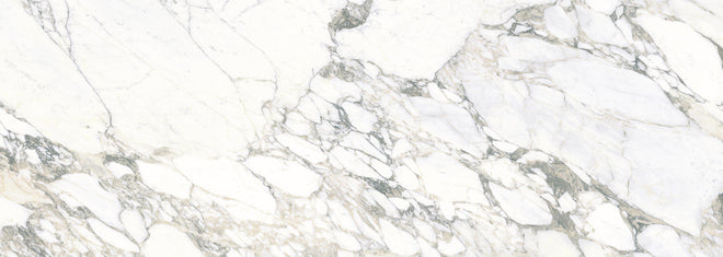 Spritzschutz - Weißer brüchiger Marmor