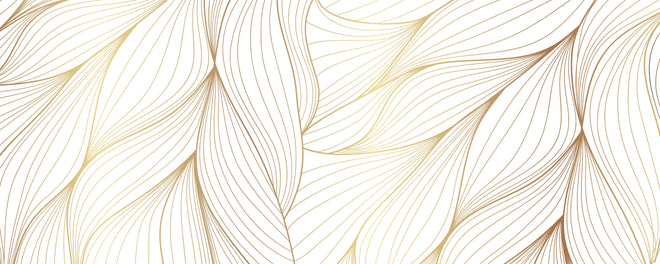 Spritzschutz - Wellenförmiges Muster in Weiß und Beige